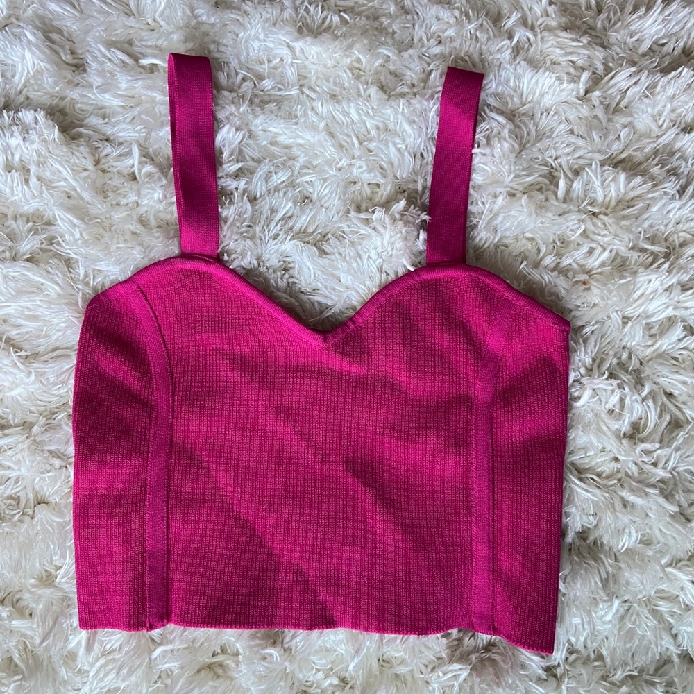 Fuchsia Knit Top